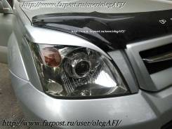 Накладка на фару. Toyota Land Cruiser Prado, GRJ120, GRJ120W, GRJ121, GRJ121W, GRJ125, GRJ125W, KDJ120, KDJ120W, KDJ121, KDJ121W, KDJ125, KDJ125W, KZJ...