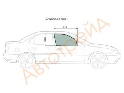 Стекло переднее правое опускное FORD MONDEO SED/HBK 1993- MONDEO-93 FD/RH
