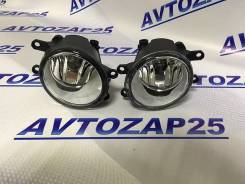 Фара противотуманная. Toyota: Corolla, Corolla Verso, Yaris, Corolla Rumion, RAV4, Noah, Aurion, Matrix, Coaster, Vitz, XA, Ractis, Wish, Highlander...