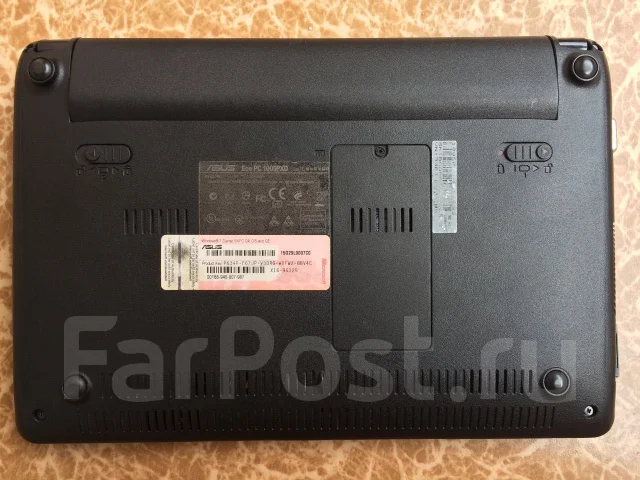 Asus Eee PC 1005PXD. 10.1", 1,7����, ��� 1024 ��, ���� 320���, WiFi: 1, Bluetooth: 1, ����������� �� 5��. ����
