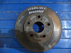 Диск тормозной. Toyota Corolla, ZZE150, ZRE151, ZRE152 Toyota Corolla Rumion, ZRE152, NZE151 Toyota Auris, NZE154, NZE184, NZE151, NZE181, ZZE150, ZRE...