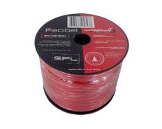 Кабель акустический URAL SC-DB16GA, 16 AWG (1,3 кв.мм) х 2, бескислородная медь, оплётка гибкий термостойкий силикон, цвет красный, в бухте 50 м.