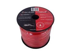 Кабель акустический URAL SC-DB12GA, 12 AWG (3,3 кв.мм) х 2, бескислородная медь, оплётка гибкий термостойкий силикон, цвет красный, в бухте 50 м.
