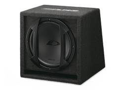 Сабвуфер Alpine SBE-1044BR 10" в фазоинверторном корпусе, мощность RMS/MAX 150/500 Вт, диапазон частот 33-800 Гц, чувствительность 87дБ, обмотка 1 х 4...