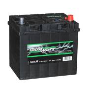 GigaWatt. 60 А.ч., левое крепление, производство Европа