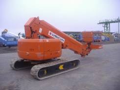 Hitachi. Самоходная вышка на гусиничном ходу HX120B высота подъема 12 м, 12 м.