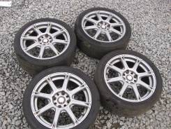 Оригинал редкие WORK Emotion XC8 на шинах Nankang NS2R. 7.0x17 4x114.30 ET49 ЦО 70,0 мм.