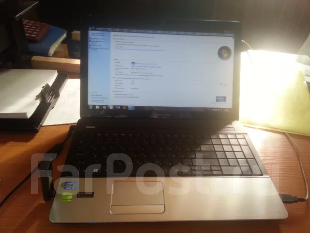 Packard Bell. 16", 2,6����, ��� 4 ��, ���� 300���, WiFi: 1, Bluetooth: 1, ����������� �� 6��. ����