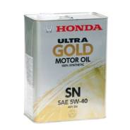 Honda. Вязкость 5W-40, синтетическое