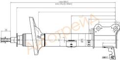 Стойка задняя TOYOTA CARINA/CALDINA/CORONA 92-02 4WD RH SAT ST-48530-29715