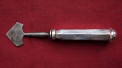 Старинное евхаристическое копие с массивной серебряной ручкой. 1852 г. Оригинал