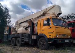 КамАЗ 5410. Автовышка 28м телескопическая (установка Финская), 28 м.