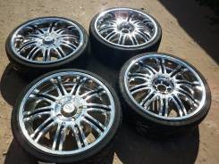 Хром 22e диски 5х114,3 и 5х112 с резиной 255/30R22. 9.0x22 5x112.00, 5x114.30 ET28