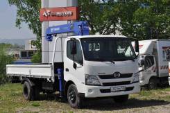 Hino 300. Новый! борт+кран Tadano TM-ZE294HS, 4 009 куб. см., 3 300 кг.