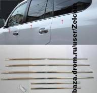 Молдинг окон Toyota Prado 150 кузов 2009-2016. Toyota Land Cruiser Prado, GDJ150L, GRJ151, GDJ150W, GRJ150, GRJ150L, GDJ151W, TRJ150, KDJ150L, GRJ150W...