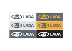 Наклейка LADA новый логотип 2шт. отправка по стране бесплатно. Лада