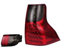 Фонари задние+фонари задние птф Red Black Toyota Land Cruiser Prado 15