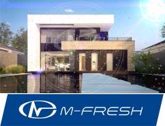 M-fresh Plaza! -зеркальный (Проект с просторной гостиной с витражами! ). 300-400 кв. м., 2 этажа, 5 комнат, кирпич