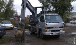 Isuzu Elf. Экскаватор исудзу, 4 600 куб. см., 0,30 куб. м.