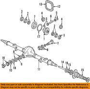 Сальник. Ford F-450 Ford F350 Ford F250 Ford F450