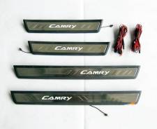 Накладка на порог. Toyota Camry, ASV50, AVV50, GSV50