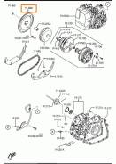 Маховик. Mazda Ford Escape, EPEWF, EPFWF Mazda Tribute, EPFW, EPEW