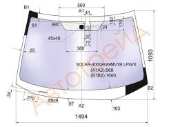 Стекло лобовое в клей HONDA CR-V 2006- XYG SOLAR-4000AGNMV1B LFW/X