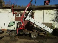 Mitsubishi Canter. Продаю Кран борт с манипулятором (эвакуатор) самосвал, 5 200 куб. см., 4 000 кг., 7 м.