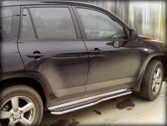 Пороги с листом фигурные d-43 Toyota RAV-4 2006-2009 Г. В. Toyota RAV4. Под заказ