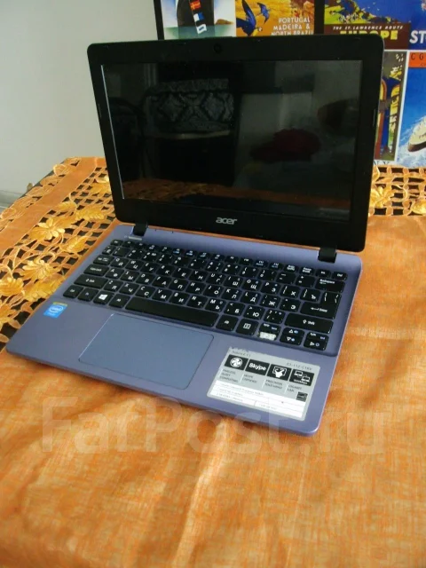 Acer Aspire E3-112. 11.6", 2,2����, ��� 2048 ��, ���� 282���, WiFi: 1, Bluetooth: 1, ����������� �� 6��. ����