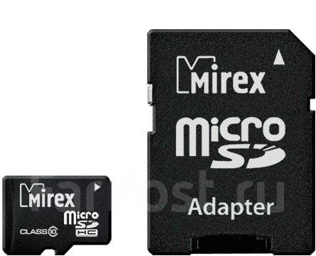 Флеш карта microsd 8gb mirex microsdhc class 10