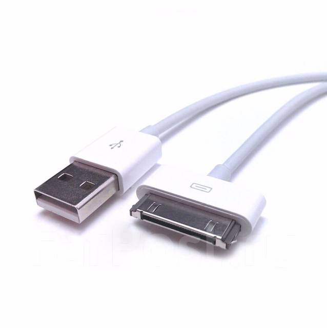 Кабель, шнур для зарядки iPhone, Айфон, 3, 4, 4S, iPad, Айпэд 2, 100см ...