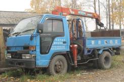 Isuzu Elf. Продается грузовик с манипулятором Isuzu ELF, 3 626 куб. см., 2 000 кг.
