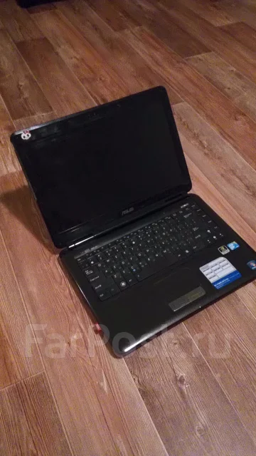 Asus K40IN. 14.1", 2,2����, ��� 4 ��, ���� 320���, WiFi: 1, Bluetooth: 1. ��� ����� �� ������������ ����