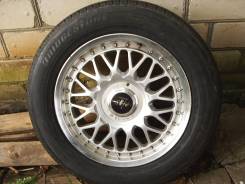 Запаска диск RAYS Vesta 16x7J 4/5x114.3 Еt 42, с Bridgestone 205/60/16. 7.0x16 4x114.30, 5x114.30 ET42 ЦО 73,1 мм.