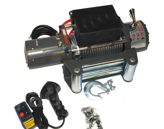 Качественная лебедка электрическая Electric Winch 6000LB 12 вольт ...