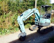 Yanmar B3. Yanmar-B3.2005 г. , железные гусеницы. аукционный лист., 1 500 куб. см., 0,15 куб. м.