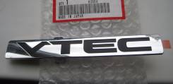 Эмблема накладка наклейка Vtec для Honda. Honda: Jazz, Fit Aria, Mobilio Spike, Mobilio, Airwave, Fit, City, City ZX Двигатели: L15A1, REFD15, REFD04...