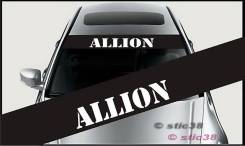 Наклейка. Toyota Allion