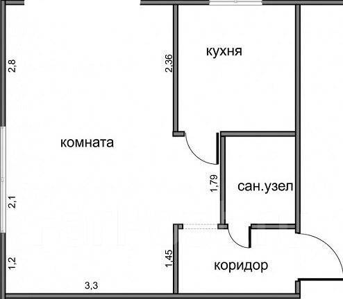 Планировка хрущевки 1 комната