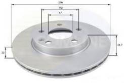Диск тормозной. Mercedes-Benz B-Class, W245 Mercedes-Benz A-Class, W169 Двигатели: M266E15, M266E17, M266E20, OM640