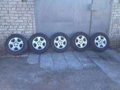 Колеса 205/70 R15. 5.5x15" 5x114.30 ЦО 64,1 мм.
