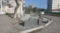 Благоустройство, брусчатка низкие цены