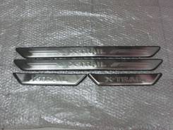 Накладка на порог. Nissan X-Trail, DNT31, NT31, T31, T31R, TNT31