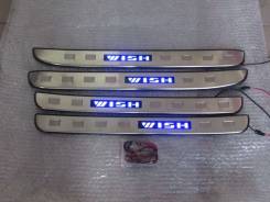 Накладка на порог. Toyota Wish