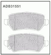 Колодки тормозные дисковые Allied Nippon ADB31551 Opel: 1605995 1605625 Kia CeeD (Jd). Kia Cee`D Sportswagon (Jd). Kia Pro Cee?D (Jd). Kia Venga