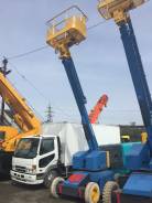 Aichi SP090. Самоходная вышка производства Японии на колесном ходу, 9м.