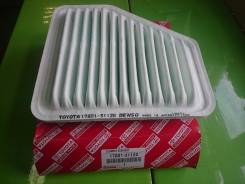 Фильтр воздушный. Toyota: Vellfire, Blade, Tarago, Corolla, RAV4, Mark X, Alphard, Previa, Avalon, Aurion, Estima, Matrix, Camry Двигатели: 2AZFE, 2GR...