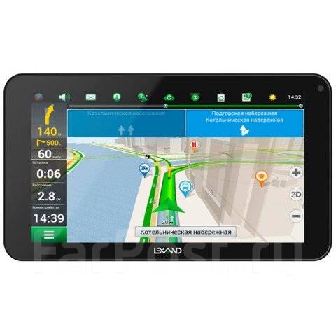 Навигатор Автомобильный GPS Lexand SB-7 HD 7" 1024x600 8Gb microSD BT ...