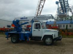 ГАЗ 3309. Автогидроподъемник ВИПО-24-01 на шасси ГАЗ-3309 (4х2), 4 150 куб. см., 24 м.